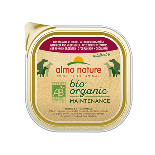 Almo Nature Bio Organic con Manzo e Verdure