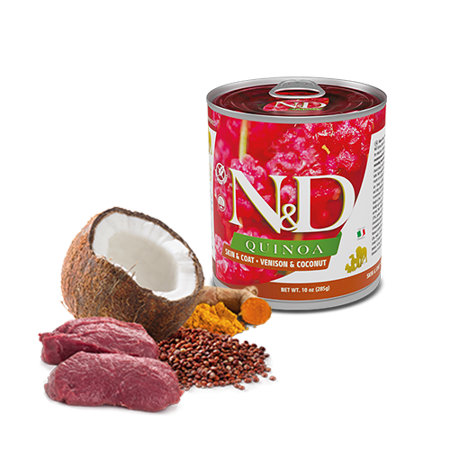 N&D Quinoa Canine Skin & Coat Cervo
