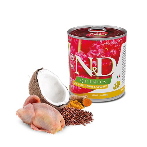 N&D Quinoa Canine Skin & Coat Quaglia