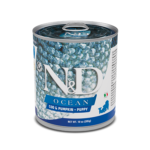 N&D Ocean Canine Puppy con Merluzzo e Zucca