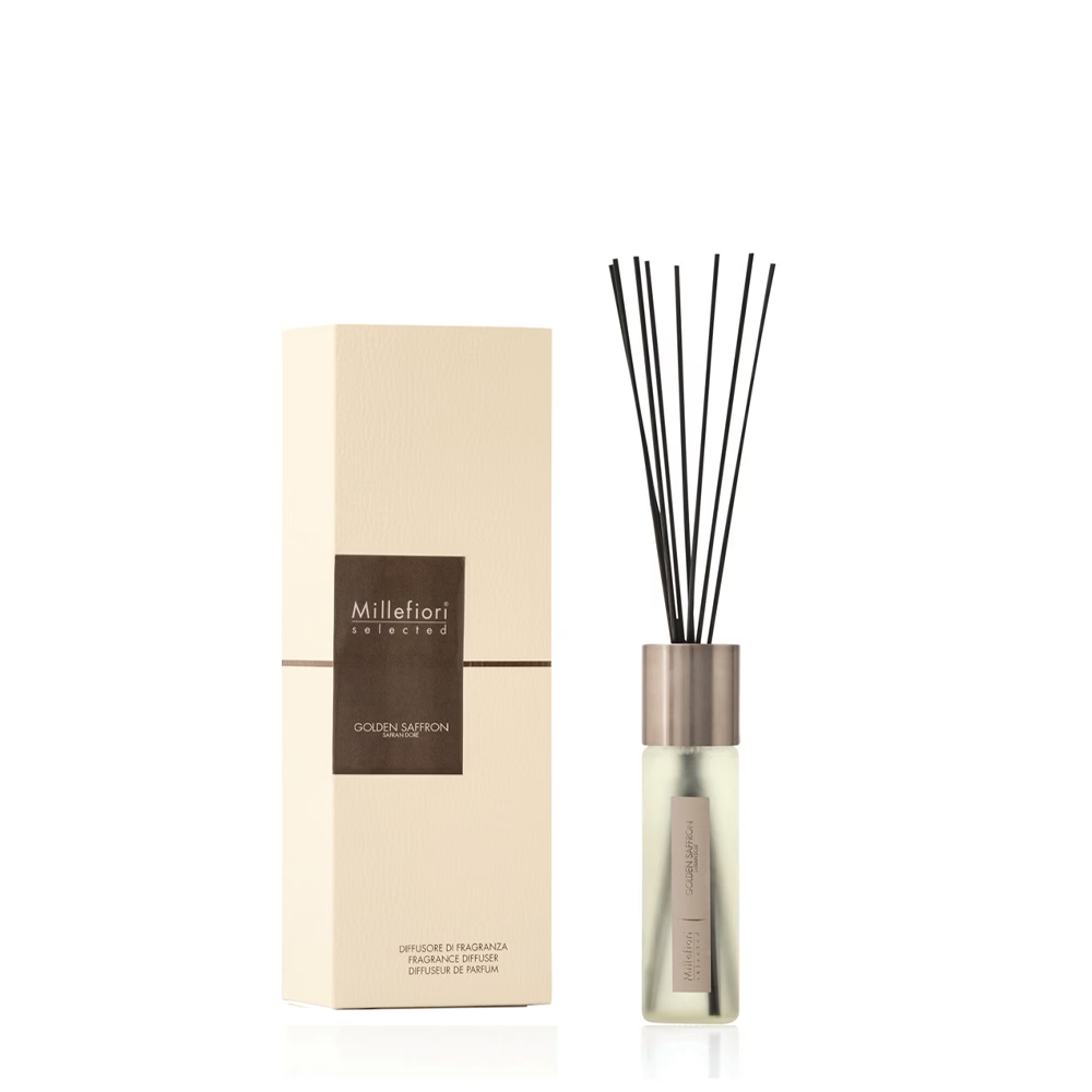 Selected Diffusore a Bastoncini Golden Saffron - Giardango