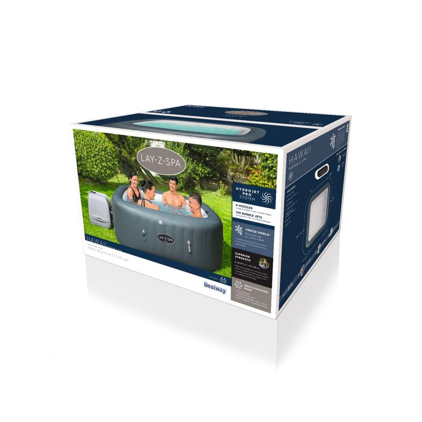 Idromassaggio Lay-Z-Spa Hawaii HydroJet Pro 180 x 180 x 71 cm