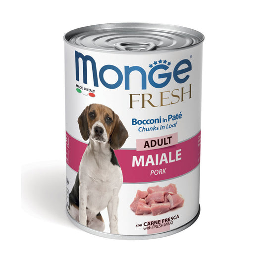 Monge Fresh Adult Bocconi in paté con Maiale