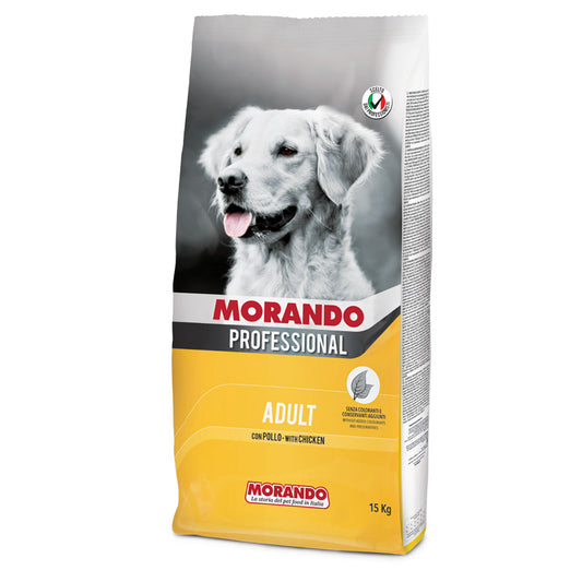 Morando Professional Dog Crocchette con pollo 15 kg - Giardango