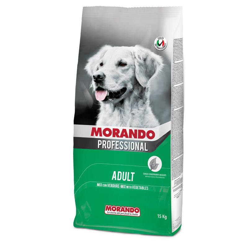 Morando Professional Dog Crocchette con mix verdure 15 kg - Giardango
