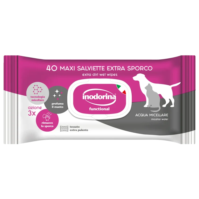 Inodorina Salviette Functional Extra sporco 40pz