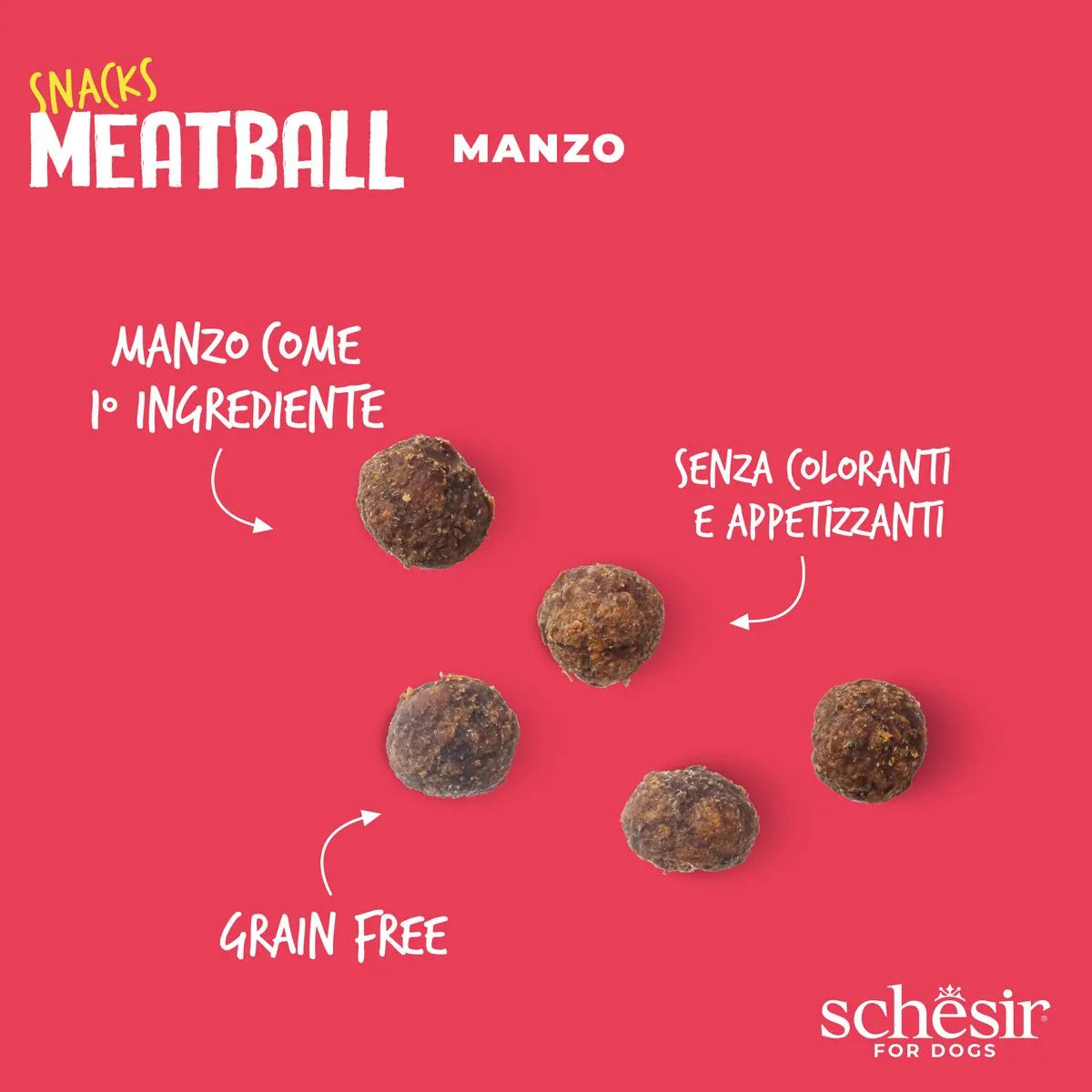 Schesir Snack Meatballs al Manzo