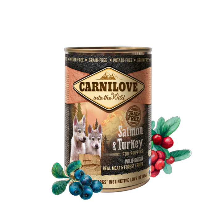 Carnilove Puppy Wet con Salmone e Tacchino