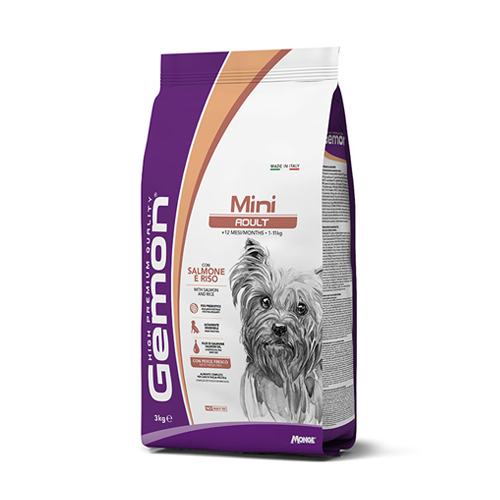 Gemon Mini Adult con Salmone e Riso - Giardango