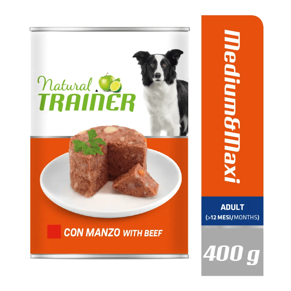 Natural Trainer Medium/Maxi Adult con Manzo Wet - Giardango