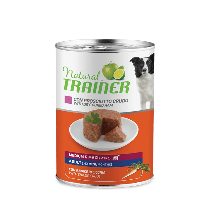 Natural Trainer Medium/Maxi Adult con Prosciutto Crudo Wet - Giardango
