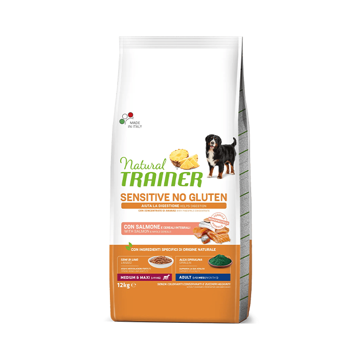 Natural Trainer Sensitive Medium/Maxi Adult con Salmone - Giardango