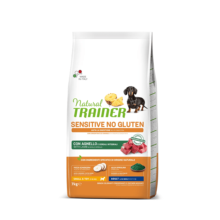 Natural Trainer Sensitive Small/Toy Adult con Agnello - Giardango