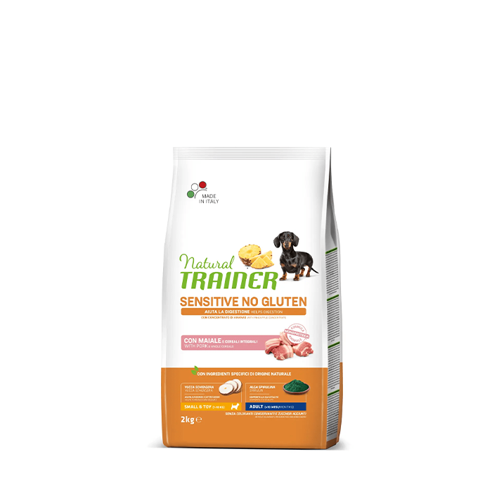 Natural Trainer Sensitive Small/Toy Adult con Maiale - Giardango