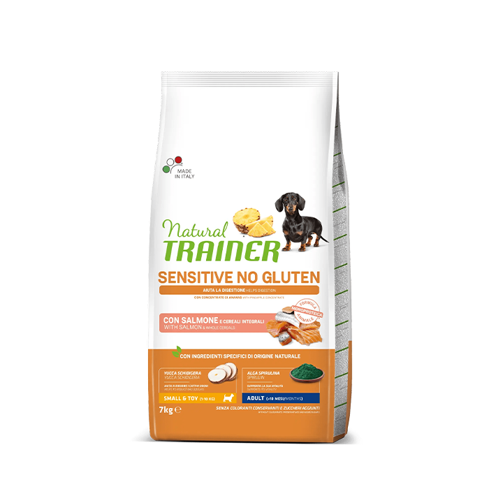 Natural Trainer Sensitive Small/Toy Adult con Salmone - Giardango