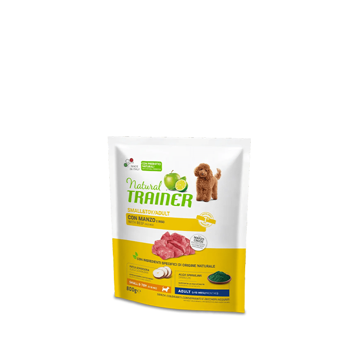 Natural Trainer Small/Toy Adult con Manzo - Giardango