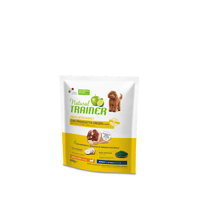 Natural Trainer Small/Toy Adult con Prosciutto Crudo - Giardango