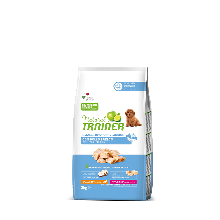 Natural Trainer Small/Toy Puppy e Junior con Pollo - Giardango