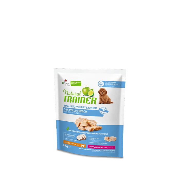 Natural Trainer Small/Toy Puppy e Junior con Pollo - Giardango