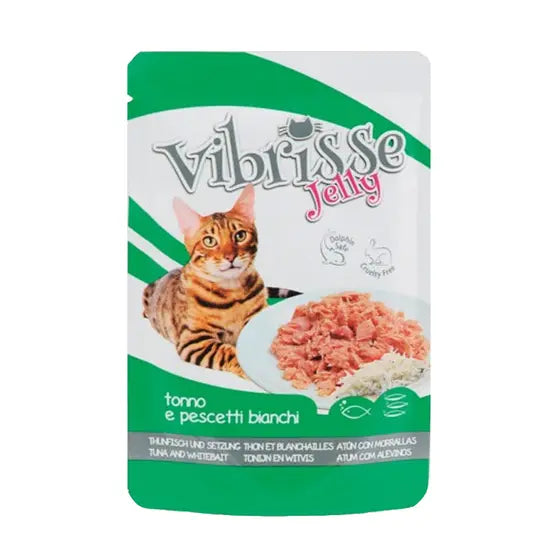 Vibrisse Busta Jelly Tonno e pescetti bianchi 70 g