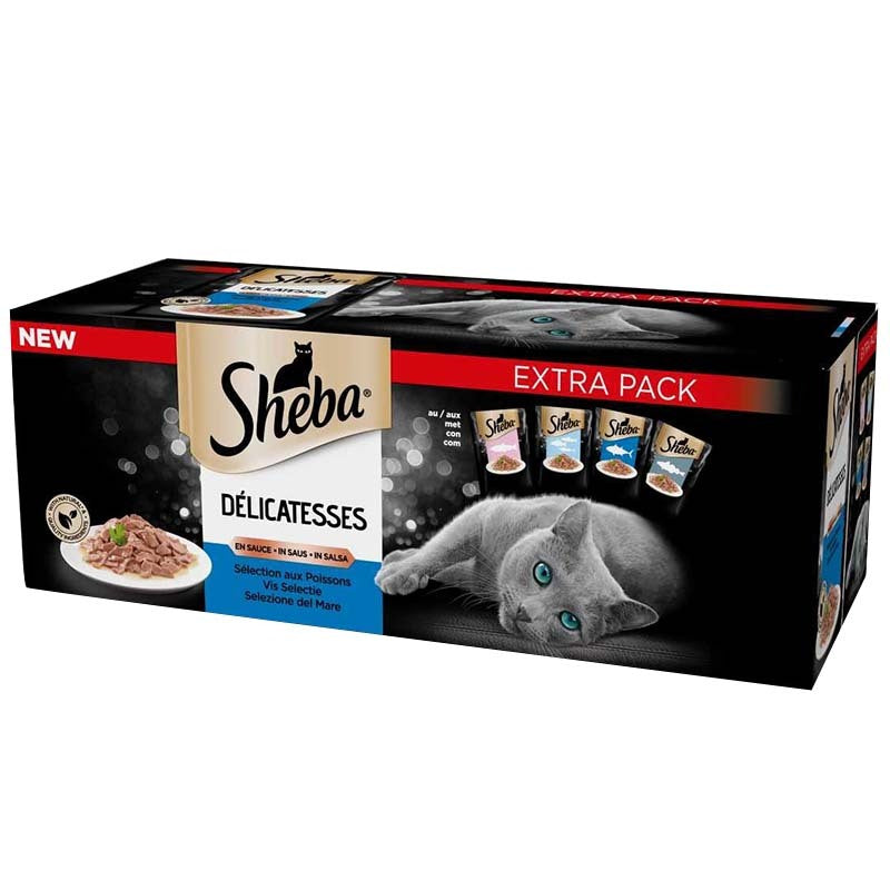 Sheba Pounch Multipack al Pesce 40x85 g - Giardango