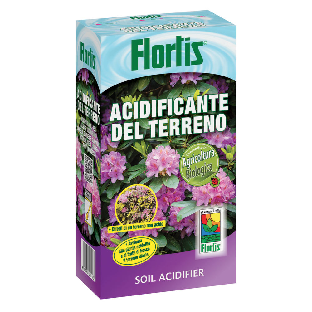 Acidificante del terreno granulare 1 kg Flortis