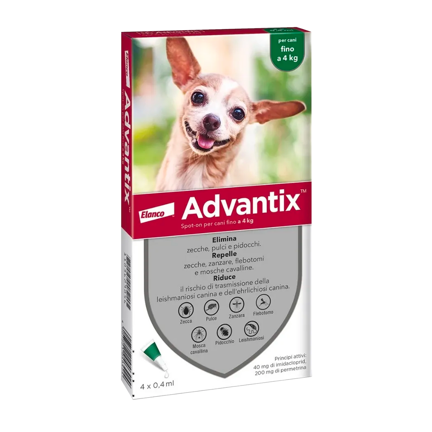 Advantix Spot-on per cani fino a 4kg
