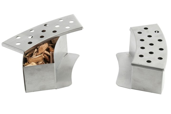 Box per Affumicazione Curvo in Acciaio Set da 2 pezzi - Giardango