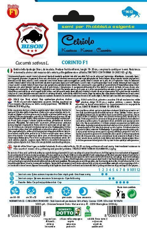 Cetriolo Corinto F1 Ibrido