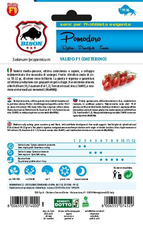 Pomodoro Valido F1 Datterino Ibrido
