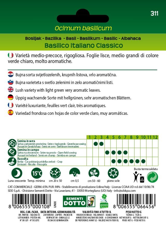 Basilico Italiano Classico
