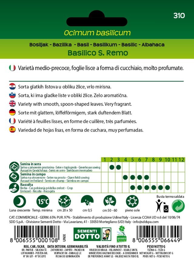 Basilico San Remo