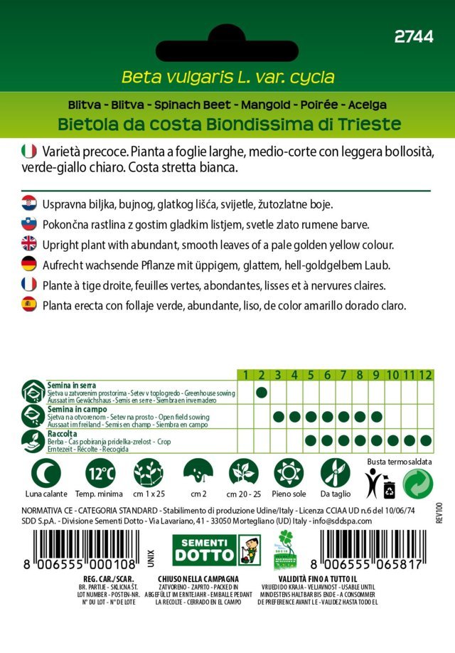 Bietola da Costa Biondissima di Trieste