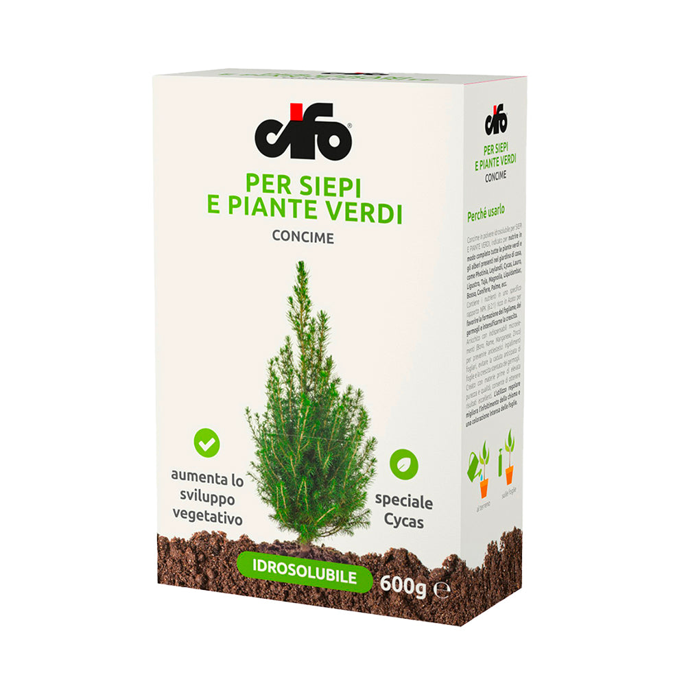 Cifo Concime per siepi e piante verdi 600g - Giardango