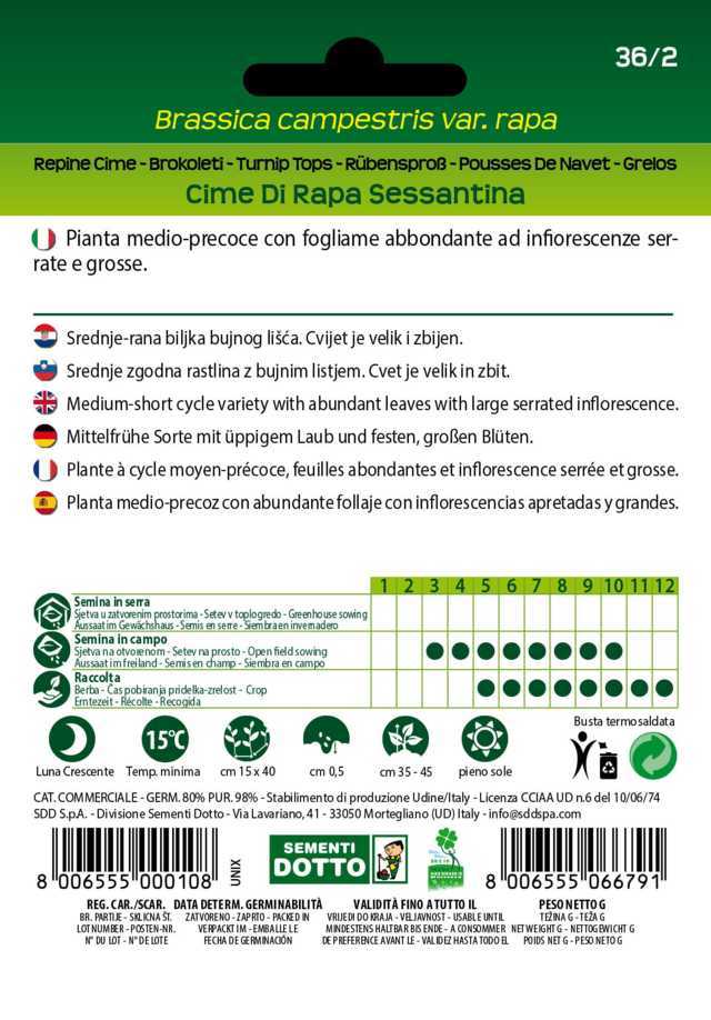 Cime di Rapa Sessantina - Giardango