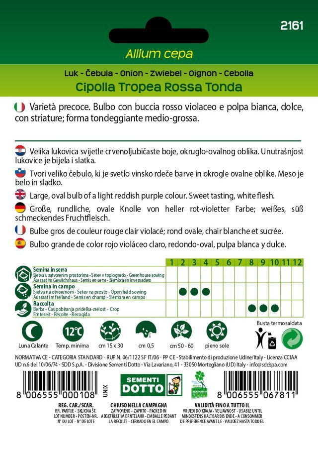 Cipolla Tropea Rossa Tonda - Giardango
