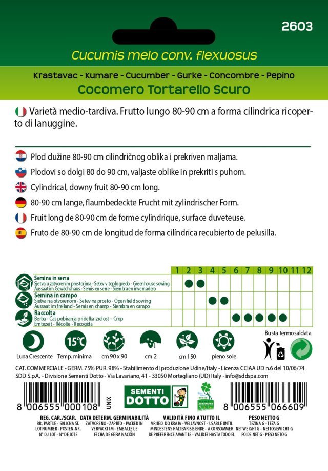Cocomero Tortarello Scuro - Giardango