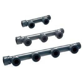 Collettore in PVC con O-Ring per Elettrovalvole a 3 Vie - Giardango