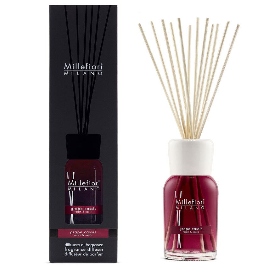 Diffusore a Bastoncini 250 ml Grape Cassis - Giardango