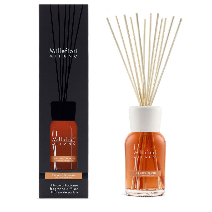 Diffusore a Bastoncini 250 ml Luminous Tuberose - Giardango