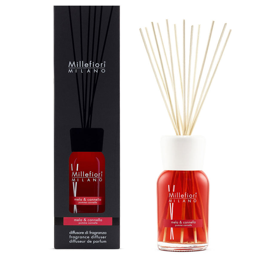 Diffusore a Bastoncini 250 ml Mela & Cannella - Giardango