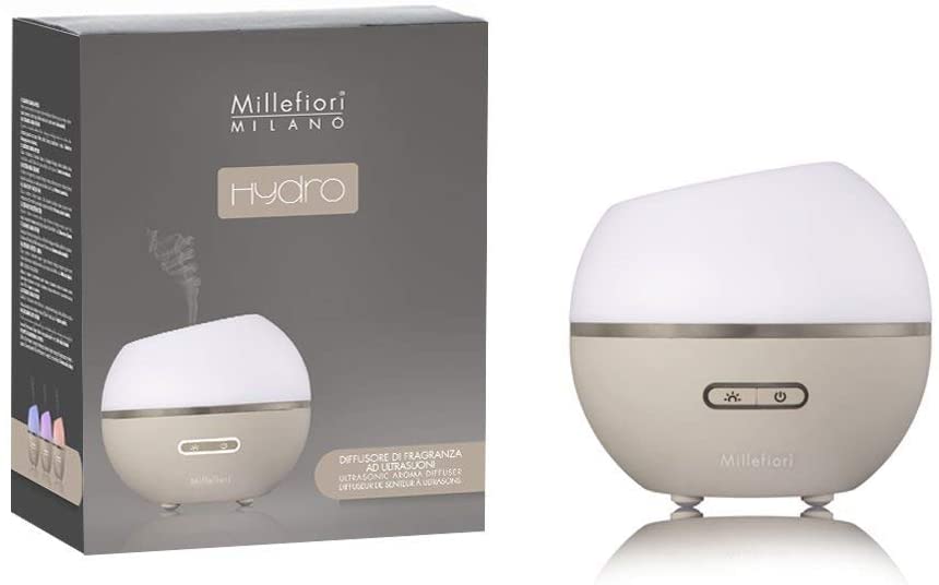 Diffusore ad Ultrasuoni Hydro Mezza Sfera Bianco & Tortora - Giardango