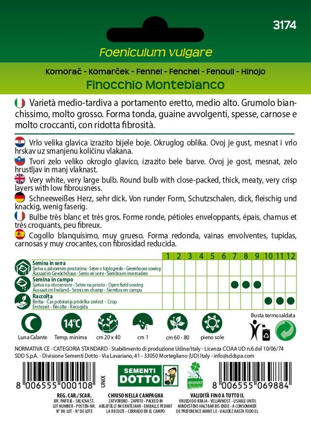 Finocchio Montebianco - Giardango