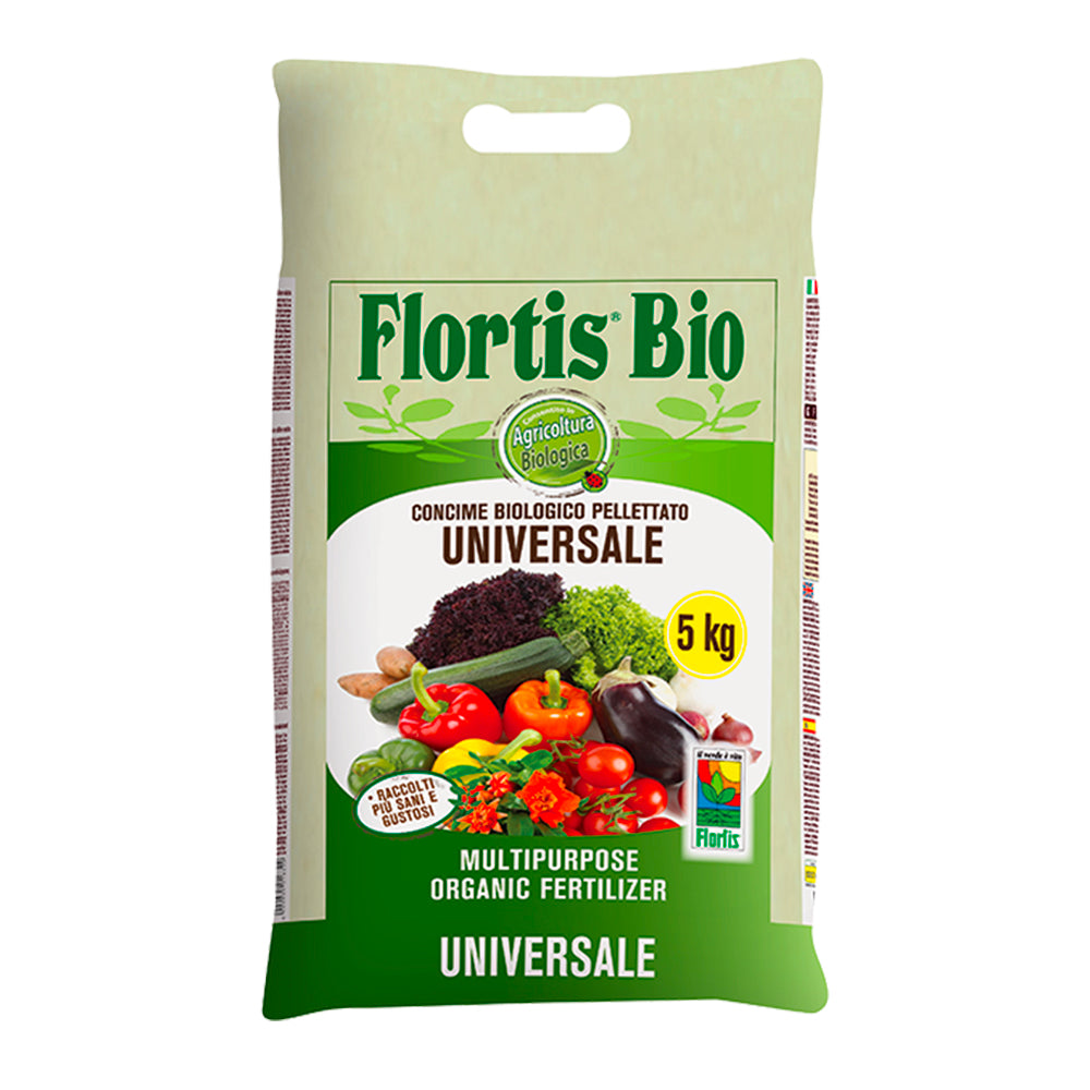 Flortis Concime Bio universale in pellet 5kg - Giardango