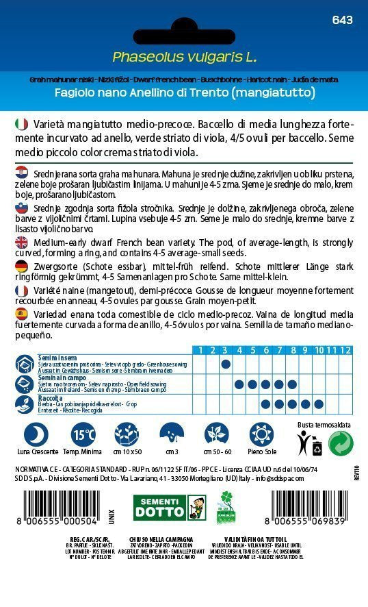 Fagiolo Anellino di Trento Nano