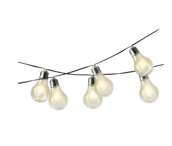 Lampadine a Catena con Effetto Flashing ad Energia Solare