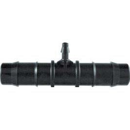 Manicotto per Tubo 16 mm con Derivazione a T da 4 mm Busta da 2 pz