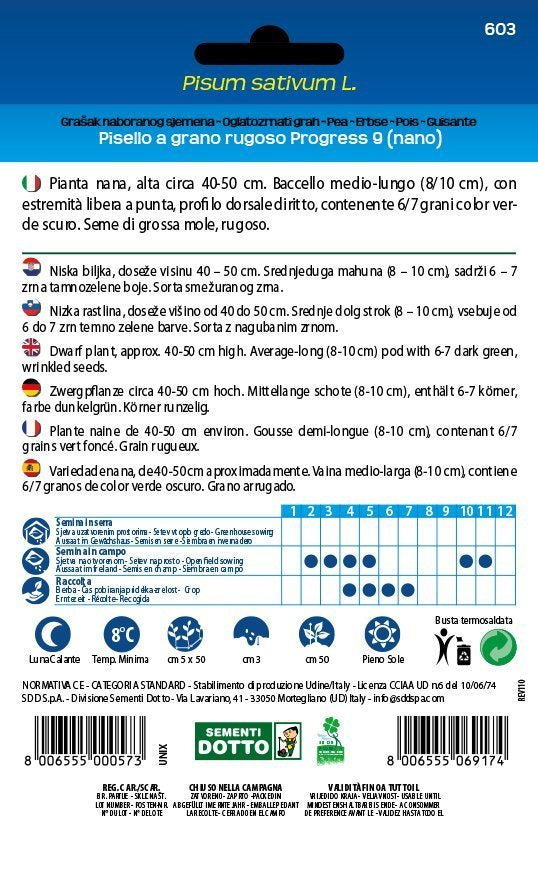 Pisello Progress 9 Nano