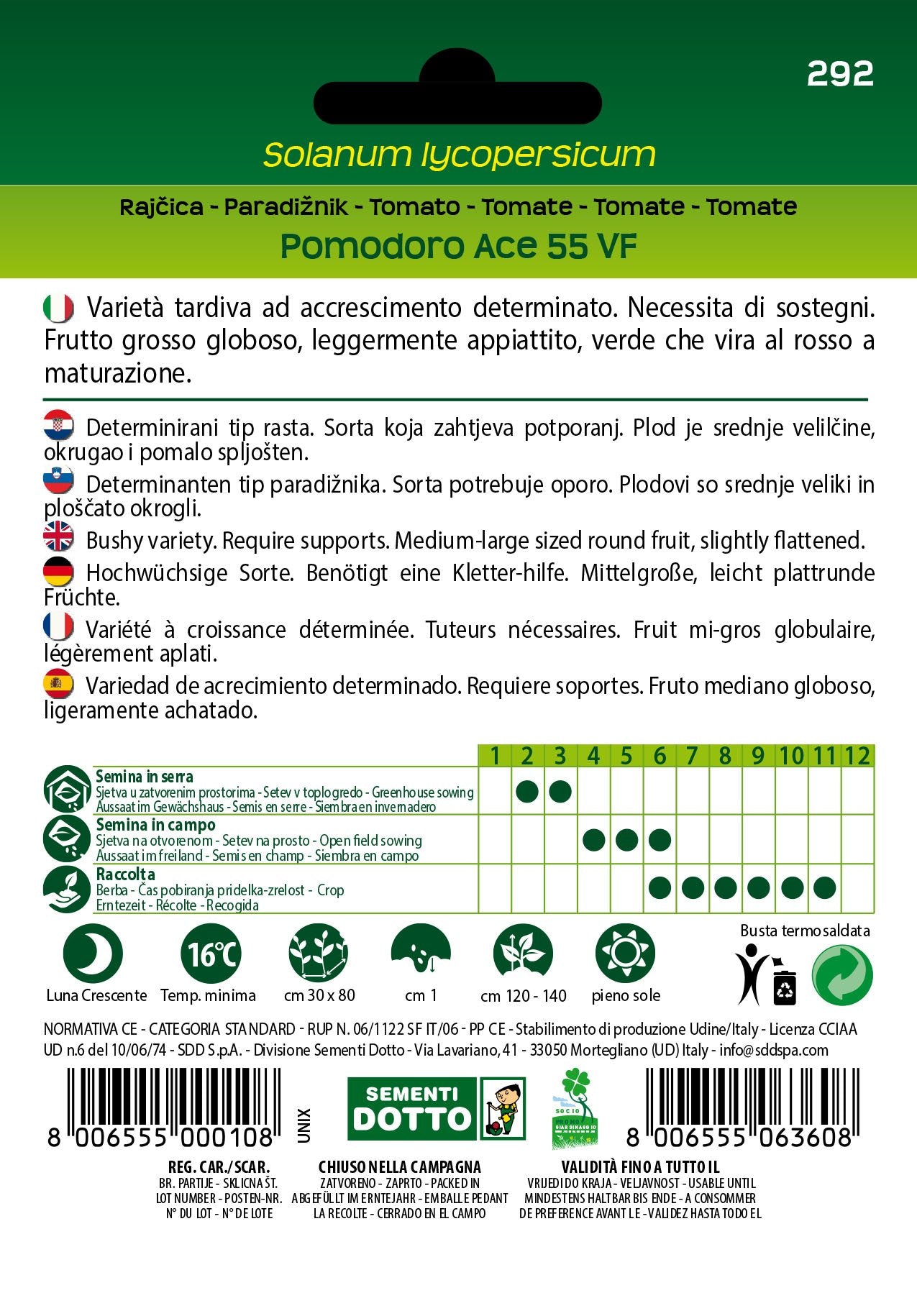 Pomodoro Ace 55 VF