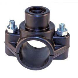 Presa a Staffa Diametro 20 mm con Innesto Filettato 1/2 Femmina